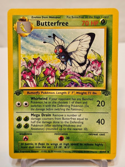 Butterfree 33/64 Uncommon 1st Edition Jungle Pokemon 1853 - Image 1