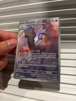 Aurorus 092/088 NM IR Full Art Pokemon Card English Perfect Order - Image 1