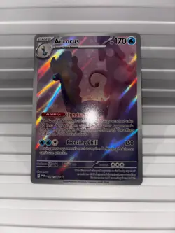 Aurorus 092/088 NM IR Full Art Pokemon Card English Perfect Order - Image 2