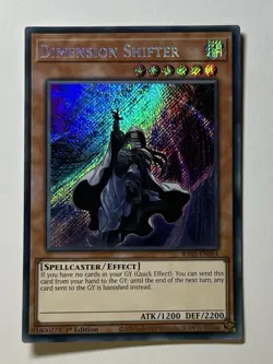 Dimension Shifter (Secret Rare) 1st Edition RA01-EN014 Yu Gi Oh Card Mint - Image 1