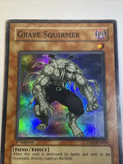 Grave Squirmer - DP07-EN008 - Super Rare - 1st Edition PL/MP Yugioh Duelist Pack - Image 2