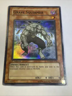 Grave Squirmer - DP07-EN008 - Super Rare - 1st Edition PL/MP Yugioh Duelist Pack - Image 3