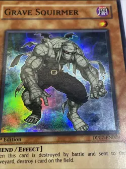Grave Squirmer - DP07-EN008 - Super Rare - 1st Edition PL/MP Yugioh Duelist Pack - Image 4