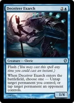 mtg magic Deceiver Exarch commander 2013 FRENCH vf fr Exarque fourbe - Image 1