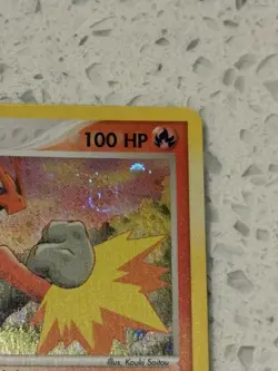 SWIRL - Pokemon TCG Blaziken Holo Card 3/109 Ruby and Sapphire 2004 LP - Image 3