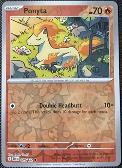 Ponyta 029/182 Sv10: Destined Rivals Reverse Holo - Pokemon Card - Image 1