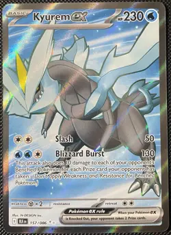 Kyurem ex 157/086 Sv: Black Bolt Holo - Pokemon Card - Image 1