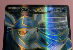 Glaceon EX 116/124 Fates Collide LP Full Art Ultra Rare Pokemon Card - Image 2