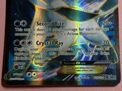 Glaceon EX 116/124 Fates Collide LP Full Art Ultra Rare Pokemon Card - Image 3