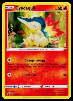 Cyndaquil SWSH221 SWSH: Sword & Shield Promo Cards Holo - Image 1