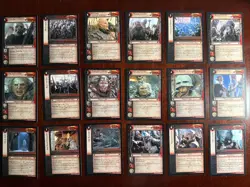 Decipher Lord Of The Rings TCG 18 Rare Card Lot - Image 1