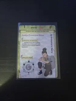 Naruto Kayou English Series 2 Card - Shikamaru Nara - NRSA02-SSR-021L3 - Image 2