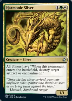 Harmonic Sliver - Light Play MTG Time Spiral Remastered - Image 1