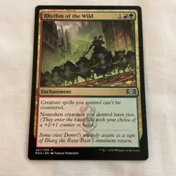 Rhythm of the Wild #201/259 (NM) Ravnica Allegiance Magic MTG - Image 1