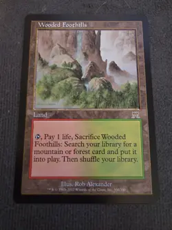 Wooded Foothills Onslaught Regular: Binder Kept Never Played - Image 1