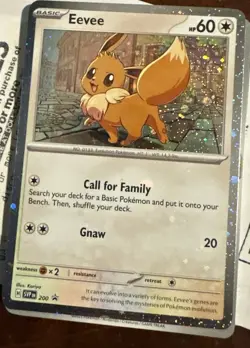 Pokemon Eevee - 200 (Cosmos Holo) Promo SV: Scarlet & Violet Promo Cards SVP 200 - Image 1