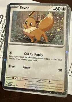 Pokemon Eevee - 200 (Cosmos Holo) Promo SV: Scarlet & Violet Promo Cards SVP 200 - Image 2