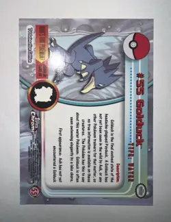 Pokemon 2000 Topps Chrome Psyduck + Golduck Evolution Set #54-55 NM - Image 5