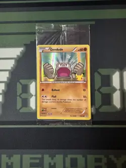 Pokemon TCG Geodude Generations 43/83 20th Anniversary Promo Card Sealed 2016 - Image 1