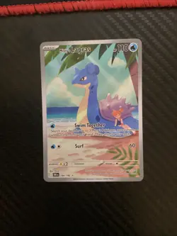 Pokemon Misty’s Lapras 194/182 Destined Rivals Full Art Illustration Rare NM - Image 1
