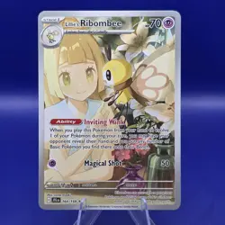 Lillie's Ribombee 164/159 Illustration Rare Holo Journey Together Pokemon NM - Image 1