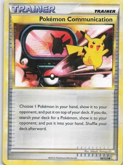Pokemon Communication Uncommon HeartGold SoulSilver 98/123 LP - Image 1