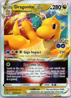 Dragonite VSTAR SWSH236 Promo Sword & Shield Promos Near Mint - Image 1