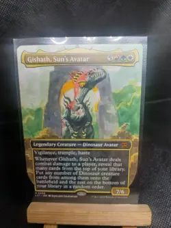 Gishath, Sun's Avatar (Borderless) The Lost Caverns of Ixalan Regular - Image 1