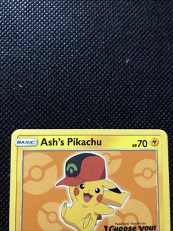 Ash's Pikachu - SM110 - Non-Holo Promo POKEMON SUN & MOON PROMOS LP - Image 3