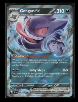 Gengar ex 104/162 Temporal Forces NM/M Pokemon - Image 1