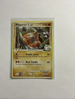 Pokemon TCG Rhyperior 4 Rising Rivals 32/111 Exclusive Cosmos Holo Rare - Image 1