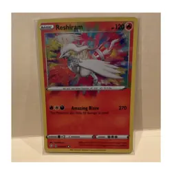 Pokemon TCG Reshiram 017/072 Shining Fates Amazing Rare Holo 120 HP EN - Image 1