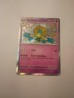 Drifblim 156/091 Shiny Holo Rare Pokemon TCG S&V Paldean Fates - Image 1
