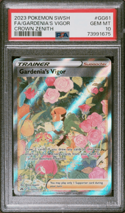 Gardenia's Vigor GG61/GG70 Crown Zenith Full Art PSA 10 - Image 1