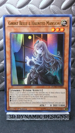 | Yugioh Ghost Belle Haunted Mansion DUDE-EN004 1st Ultra Duel NM/M 🔥 | - Image 1