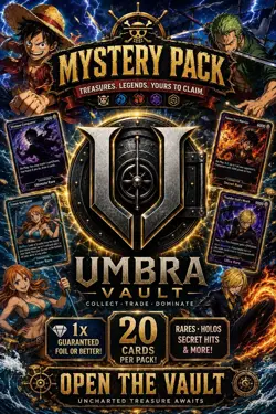 Umbra Vault One Piece OP14 Card Game English Mystery Pack 20 Cards - Image 1