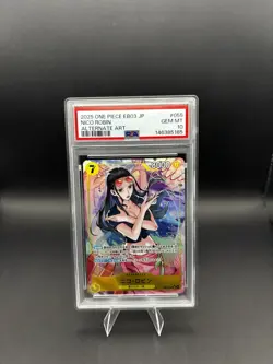 Bandai One Piece CCG EB03 Nico Robin EB03-055 Alt Art Foil JP PSA 10 - Image 1