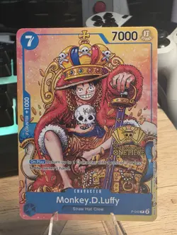 Monkey.D.Luffy (2nd Anniversary Stamped Promo) P-043 One Piece Promotion... - Image 1