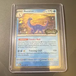 Pokemon TCG Pokemon Aurorus Perfect Order Promo Holo Card 024/088 - Image 1