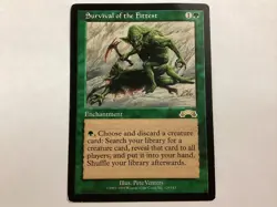 Survival of The Fittest Exodus Regular Card Magic The Gathering MP - Image 1