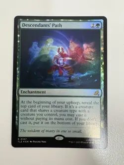 Descendants’ Path Foil MTG Magic the Gathering Card NM Near Mint TLE - Image 1