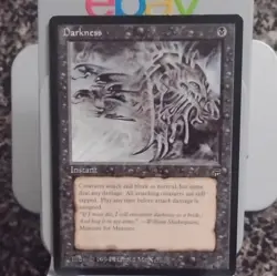 Magic: The Gathering Darkness 1994 Instant Black Regular Card Stock - Image 1