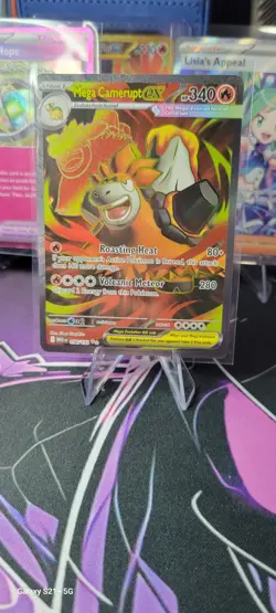 Mega Camerupt #156 Pokemon tcg card MEG en Ultra Rare (illus. 5ban graphics) - Image 1
