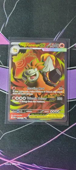 Mega Camerupt #156 Pokemon tcg card MEG en Ultra Rare (illus. 5ban graphics) - Image 2