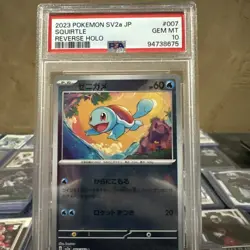 Squirtle -(Poke Ball Pattern) 007/165 Sv2a Pokemon Card 151 Holo(Japanese)PSA 10 - Image 2