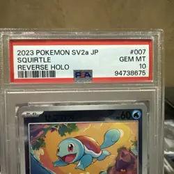 Squirtle -(Poke Ball Pattern) 007/165 Sv2a Pokemon Card 151 Holo(Japanese)PSA 10 - Image 3