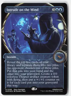 Intrude on the Mind (Showcase) Foil M Murders at Karlov Manor 296 NM - Image 1