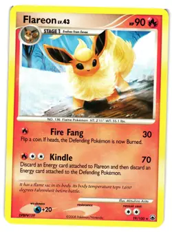 Pokemon TCG Flareon Majestic Dawn 19/100 Rare Regular VLP - Image 1