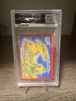 PSA 7 Charizard Trainer Carddass No. 000 Pokemon Bandai Town Map 1996 Japan #320 - Image 2