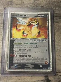 Rocket's Entei ex 97/109 Team Rocket Returns 2004 Holo 100 HP Ultra Rare EN - Image 1